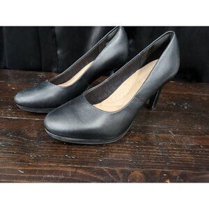 NEW Clarks Adriel Viola Women's Ortholite High Heel Platform Pumps/Sz. 6.5M